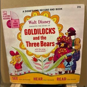 Walt Disney’s Goldilocks and The Three Bears record and book